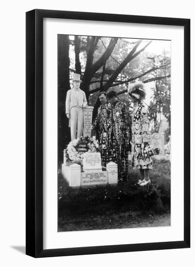 Pearly King Grave-null-Framed Photographic Print