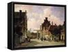 Pearn Street, Amsterdam-Adrianus Eversen-Framed Stretched Canvas