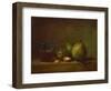 Pears and a Cup of Wine-Jean-Baptiste Simeon Chardin-Framed Giclee Print