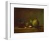 Pears and a Cup of Wine-Jean-Baptiste Simeon Chardin-Framed Giclee Print