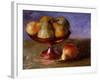 Pears and Copper Dish-Pam Ingalls-Framed Giclee Print