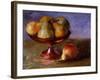 Pears and Copper Dish-Pam Ingalls-Framed Giclee Print