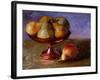 Pears and Copper Dish-Pam Ingalls-Framed Giclee Print