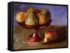 Pears and Copper Dish-Pam Ingalls-Framed Stretched Canvas