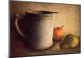 PEARS AND PITCHER-Sally Wetherby-Mounted Art Print