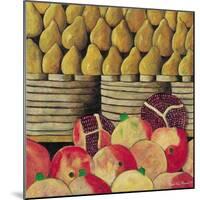 Pears and Pomegranates, 1999-Pedro Diego Alvarado-Mounted Giclee Print