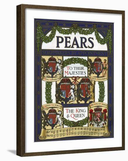 Pears Annual, Magazine Advertisement, UK, 1911-null-Framed Giclee Print