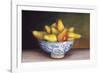 Pears in a Blue Bowl-Mimi Roberts-Framed Giclee Print