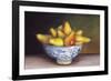 Pears in a Blue Bowl-Mimi Roberts-Framed Giclee Print