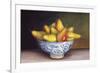 Pears in a Blue Bowl-Mimi Roberts-Framed Giclee Print