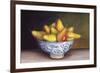 Pears in a Blue Bowl-Mimi Roberts-Framed Giclee Print