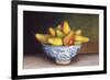 Pears in a Blue Bowl-Mimi Roberts-Framed Giclee Print