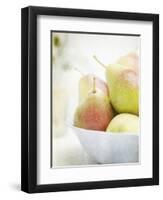 Pears in a Bowl Still Life-Steve Lupton-Framed Photographic Print