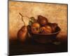 Pears in Bowl-Peggy Thatch Sibley-Mounted Art Print