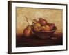 Pears in Bowl-unknown Sibley-Framed Art Print