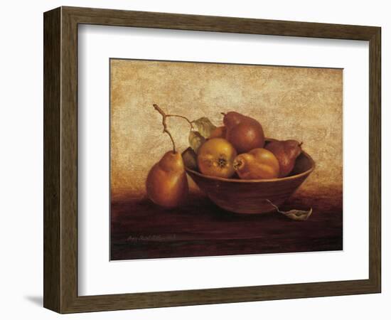 Pears in Bowl-unknown Sibley-Framed Art Print