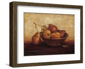 Pears in Bowl-unknown Sibley-Framed Art Print