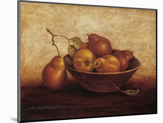 Pears in Bowl-unknown Sibley-Mounted Art Print