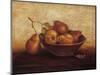 Pears in Bowl-unknown Sibley-Mounted Art Print