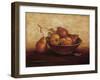 Pears in Bowl-unknown Sibley-Framed Art Print