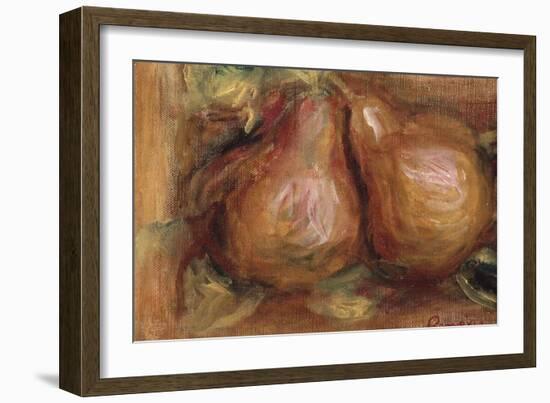 Pears; Les Poires, C.1915-Pierre-Auguste Renoir-Framed Giclee Print