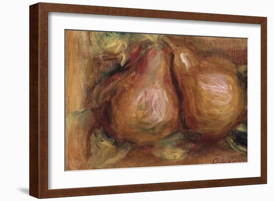 Pears; Les Poires, C.1915-Pierre-Auguste Renoir-Framed Giclee Print