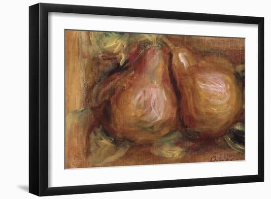 Pears; Les Poires, C.1915-Pierre-Auguste Renoir-Framed Giclee Print