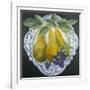 Pears on a Plate-Jennifer Abbott-Framed Giclee Print