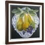 Pears on a Plate-Jennifer Abbott-Framed Giclee Print