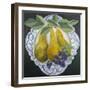 Pears on a Plate-Jennifer Abbott-Framed Giclee Print