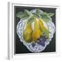 Pears on a Plate-Jennifer Abbott-Framed Giclee Print