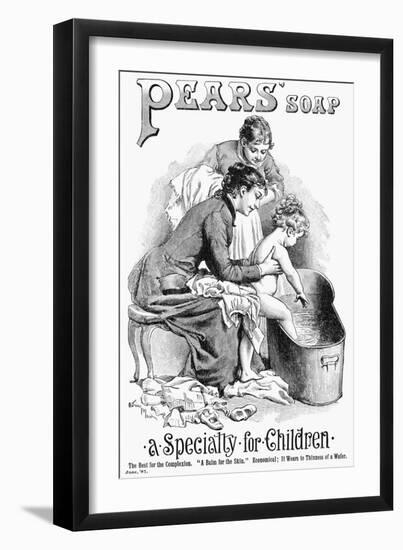 Pears' Soap Ad, 1887-null-Framed Giclee Print