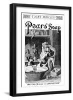 Pears' Soap Ad, 1888-null-Framed Giclee Print