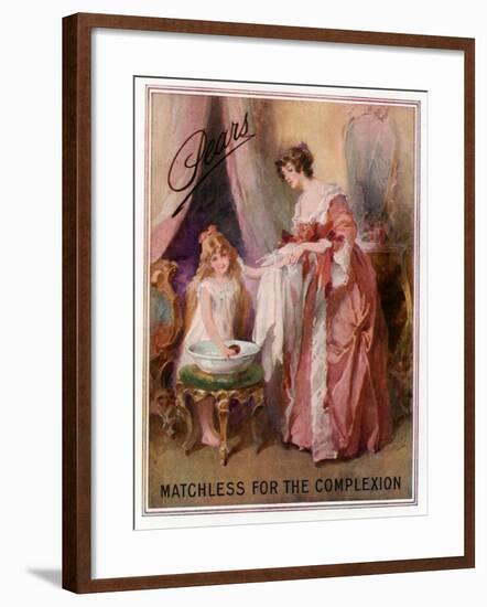 Pears Soap Advertisement. Matchless for the Complexion-null-Framed Giclee Print