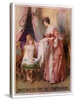 Pears Soap Advertisement. Matchless for the Complexion-null-Stretched Canvas