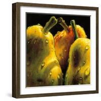 Pears-null-Framed Art Print