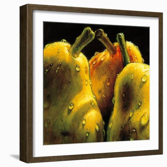 Pears-null-Framed Art Print