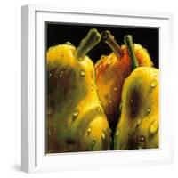 Pears-null-Framed Art Print