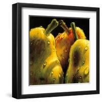 Pears-null-Framed Art Print