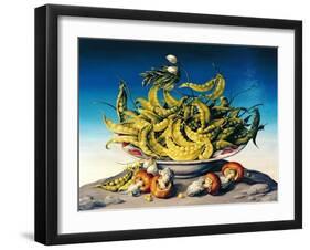 Peas in a Bowl-Amelia Kleiser-Framed Giclee Print