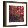 Peas in Red-Claire Westwood-Framed Art Print