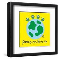 Peas On Earth-Todd Goldman-Framed Art Print