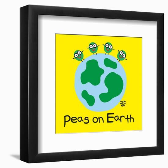 Peas On Earth-Todd Goldman-Framed Art Print