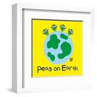 Peas On Earth-Todd Goldman-Framed Art Print