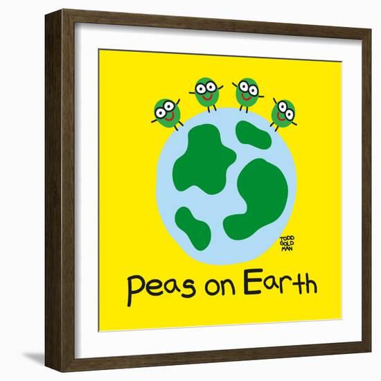 Peas On Earth-Todd Goldman-Framed Giclee Print