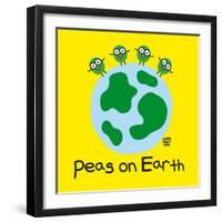 Peas On Earth-Todd Goldman-Framed Giclee Print