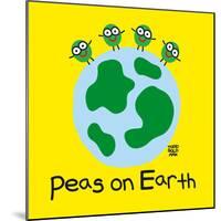 Peas On Earth-Todd Goldman-Mounted Giclee Print