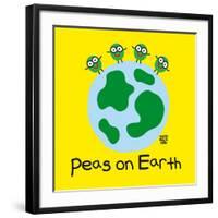 Peas On Earth-Todd Goldman-Framed Giclee Print