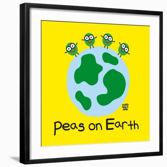 Peas On Earth-Todd Goldman-Framed Giclee Print