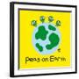 Peas On Earth-Todd Goldman-Framed Giclee Print